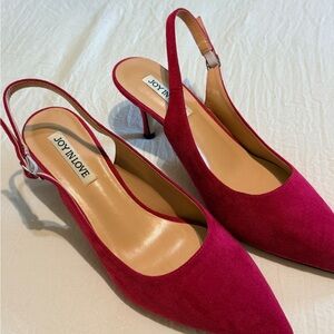 Hot pink Slingback Heels